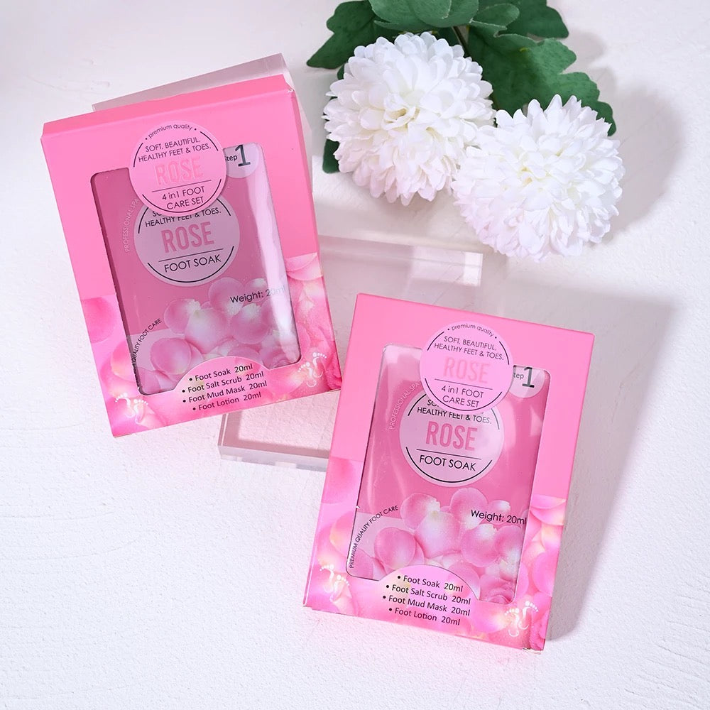 4in1 Rose Foot Soak Set