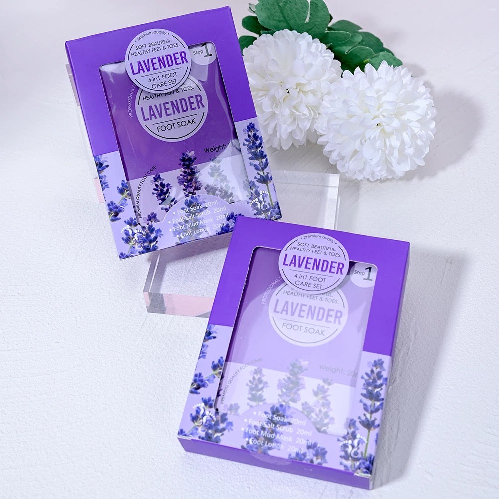 4in1 Lavender Foot Soak Set