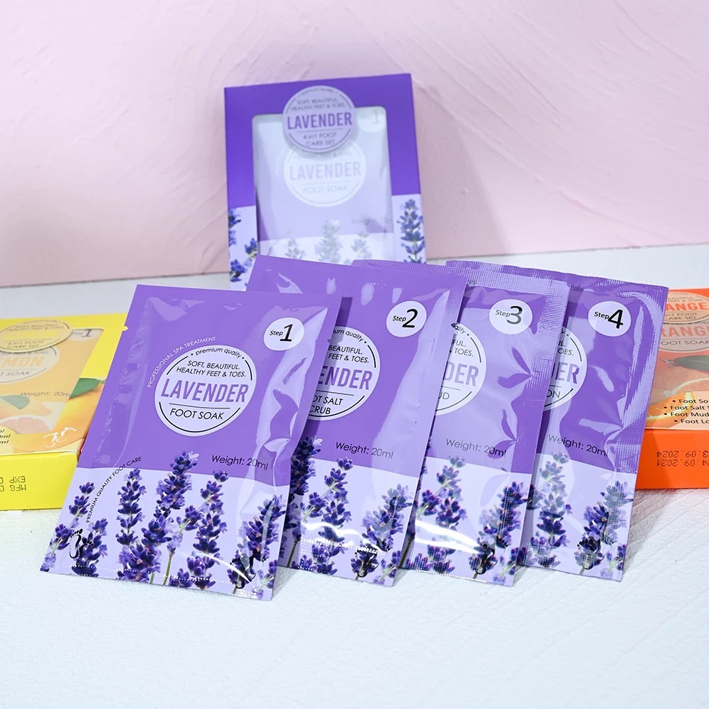 4in1 Lavender Foot Soak Set