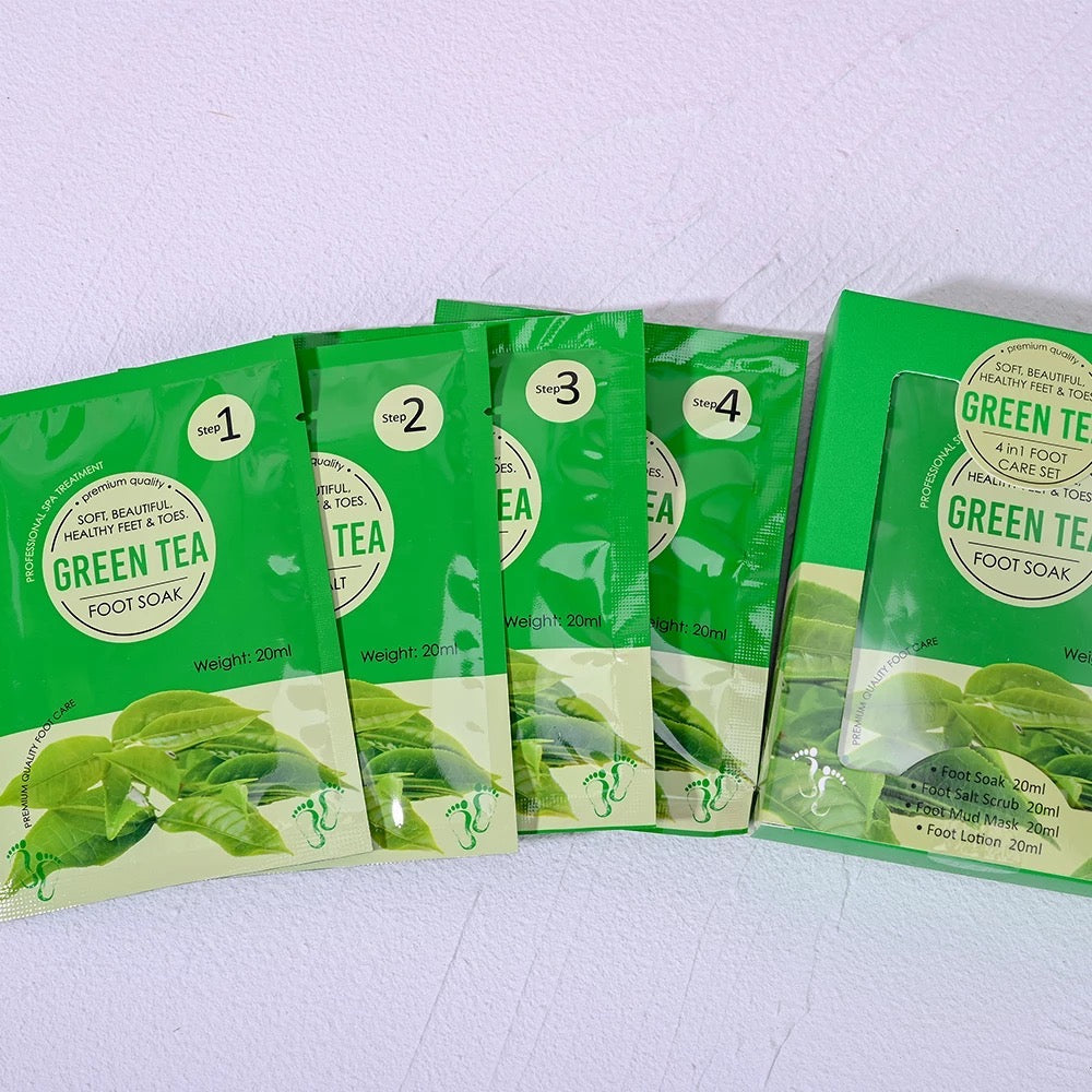 4in1 Green Tea Foot Soak Set