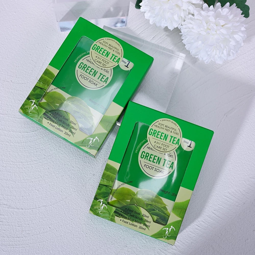 4in1 Green Tea Foot Soak Set