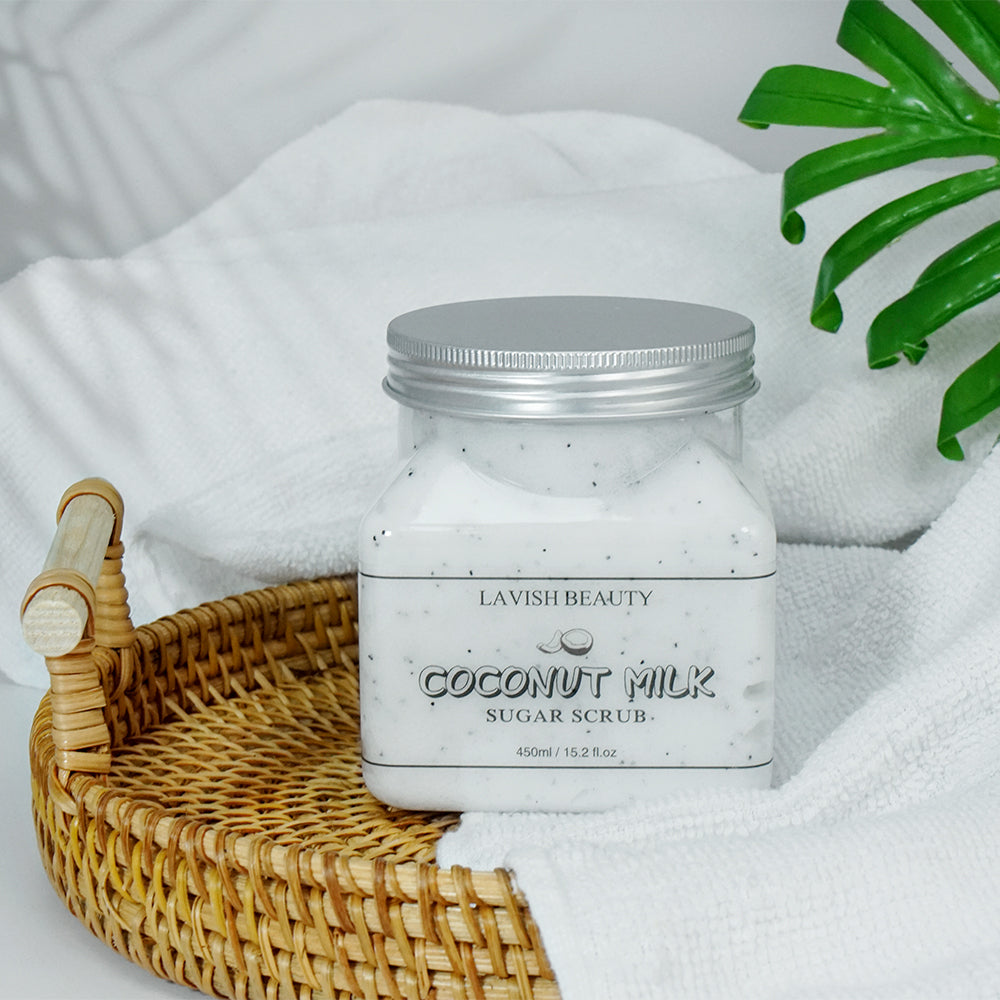 Coconut Milk Sugar Face & Body Scrub